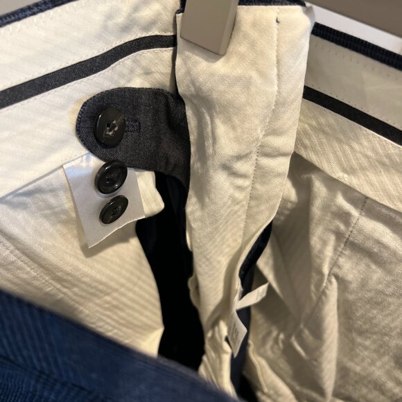 J. Crew Ludlow Navy Wool Glen Plaid Dress Pants (32 X 32) - Picture 8 of 8